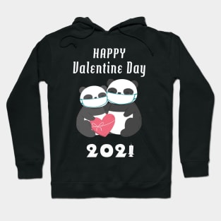 happy valentines day panda lover Hoodie